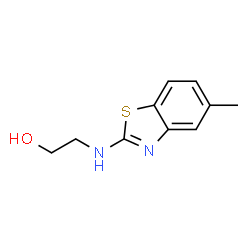 Ethanol, 2-[(5-methyl-2-benzothiazolyl)amino]- (9CI) structure