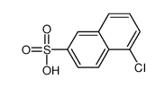 5-Chloro-2-naphthalenesulfonic acid Structure