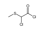 α-chloro-α-(methylthio)-acetyl chloride Structure