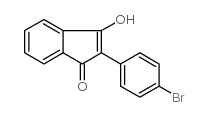 2-(4-bromophenyl)-3-hydroxyinden-1-one Structure