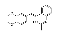 N-[2-[2-(3,4-dimethoxyphenyl)ethenyl]phenyl]acetamide Structure