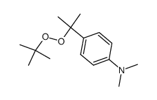 2-[4-(dimethylamino)phenyl]propyl tert-butyl peroxide Structure