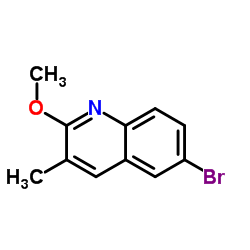 6-Bromo-2-methoxy-3-methylquinoline结构式