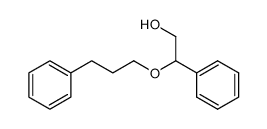 2-phenyl-2-(3-phenylpropoxy)ethanol结构式