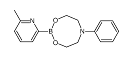 6-methylpyridine-2-boronic acid n-phenyldiethanolamine ester Structure