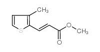 METHYL 3-(3-METHYL-2-THIENYL)ACRYLATE structure