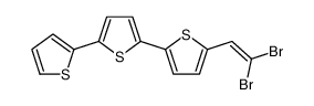 2-(2,2-dibromoethenyl)-5-(5-thiophen-2-ylthiophen-2-yl)thiophene Structure