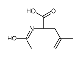 (2S)-2-acetamido-4-methylpent-4-enoic acid Structure