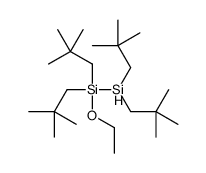 bis(2,2-dimethylpropyl)silyl-bis(2,2-dimethylpropyl)-ethoxysilane Structure