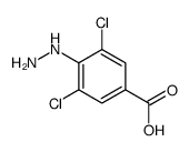 3,5-二氯-4-肼基苯甲酸结构式