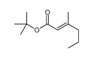 tert-butyl 3-methylhex-2-enoate Structure