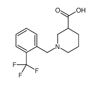 1-(2-TRIFLUOROMETHYL-BENZYL)-PIPERIDINE-3-CARBOXYLIC ACID picture