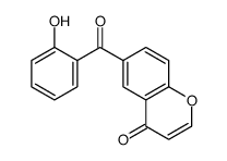 6-(2-hydroxybenzoyl)chromen-4-one结构式