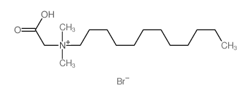 carboxymethyl-dodecyl-dimethyl-azanium Structure