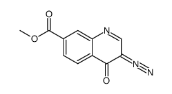 3-diazo-4-oxo-3,4-dihydro-quinoline-7-carboxylic acid methyl ester Structure