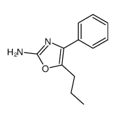 4-phenyl-5-propyl-oxazol-2-ylamine结构式