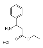 ISOPROPYL 3-AMINO-3-PHENYLPROPANOATE HYDROCHLORIDE Structure