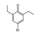 4-bromo-2,6-diethyIpyridine 1-oxide结构式