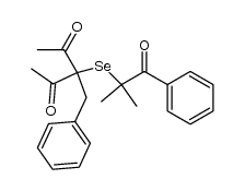 3-benzyl-2,4-dioxo-3-pentyl 2-benzoyl-2-propyl selenide Structure