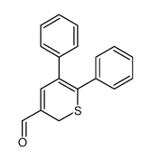 5,6-diphenyl-2H-thiopyran-3-carbaldehyde结构式