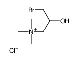 (3-bromo-2-hydroxypropyl)-trimethylazanium,chloride结构式