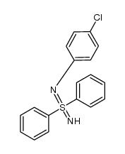 N-p-chlorophenyl-S,S-diphenylsulfodiimide Structure