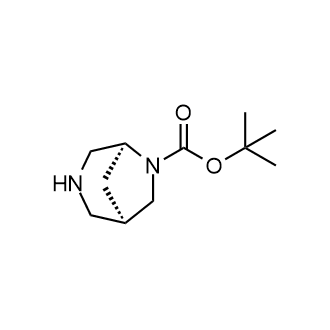 (1R,5S)-3,6-二氮杂双环[3.2.1]辛烷-6-羧酸叔丁酯结构式