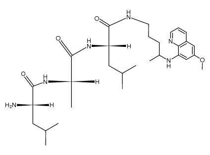 Leu-Ala-Leu-primaquine结构式