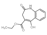 5-HYDROXY-2-OXO-2,3-DIHYDRO-1H-[1]BENZAZEPHE-4-CARBOXYLIC ACID ETHYL ESTER Structure