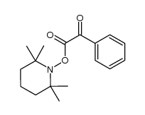 oxo-phenyl-acetic acid 2,2,6,6-tetramethyl-piperidin-1-yl结构式