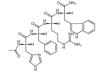 Ac-His-Phe-Arg-Trp-NH2 picture