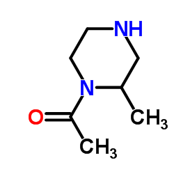 1-(2-Methyl-1-piperazinyl)ethanone结构式