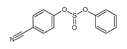 (4-cyanophenyl) phenyl sulfite结构式