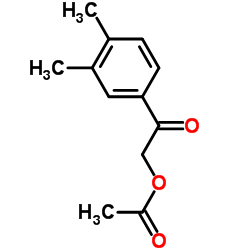 2-(3,4-Dimethylphenyl)-2-oxoethyl acetate结构式