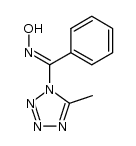 N-hydroxy-1-(5-methyl-1H-tetrazol-1-yl)-1-phenylmethanimine Structure