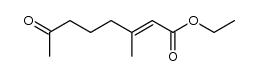 Ethyl 3-methyl-7-oxo-2ξ-octenoate Structure