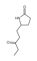 5-(3'-oxopentyl)pyrrolidin-2-one结构式