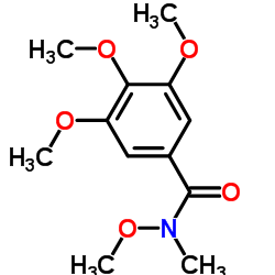 N,3,4,5-Tetramethoxy-N-methylbenzamide结构式