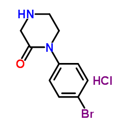 1-(4-BROMOPHENYL)PIPERAZIN-2-ONE HYDROCHLORIDE picture