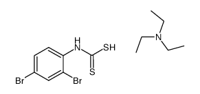 triethylamine (2,4-dibromophenyl)carbamodithioate结构式