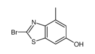 2-Bromo-4-methyl-1,3-benzothiazol-6-ol Structure