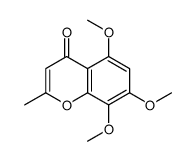 5,7,8-trimethoxy-2-methylchromen-4-one Structure