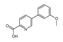 5-(3-甲氧基苯基)吡啶甲酸结构式