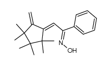 1-[2-(hydroxyimino)-2-phenylethylidene]-2,2,3,3,4,4-hexamethyl-5-methylenecyclopentane Structure