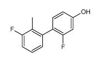 3-fluoro-4-(3-fluoro-2-methylphenyl)phenol Structure