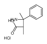 (2S,3S)-3-amino-2-methyl-3-phenylbutanoic acid,hydrochloride Structure