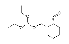 diethyl (((1S,2R)-2-formylcyclohexyl)methyl) phosphite结构式