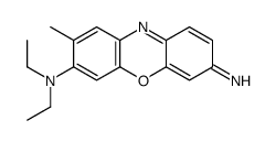 N,N-diethyl-7-imino-2-methylphenoxazin-3-amine结构式