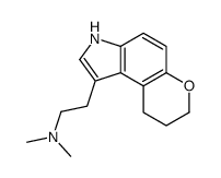 N,N-dimethyl-2-(3,7,8,9-tetrahydropyrano[3,2-e]indol-1-yl)ethanamine结构式