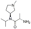 (S)-2-AMino-N-isopropyl-N-(1-Methyl-pyrrolidin-3-yl)-propionaMide Structure